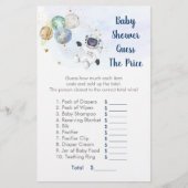 宇宙飛行士ブルー金ゴールド宇宙はプライスゲームを推測 (正面)