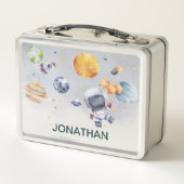 宇宙飛行士プラネット宇宙キッズ メタルランチボックス (裏面)