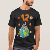 宇宙飛行士プラネット宇宙12歳12日 Tシャツ (正面)