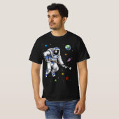 宇宙飛行士プールプレーヤー Tシャツ (正面フル)