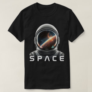 宇宙飛行士ヘルメット Tシャツ