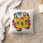 宇宙飛行士ペンギン クッション (ブランケット)