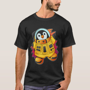 宇宙飛行士ペンギン Tシャツ