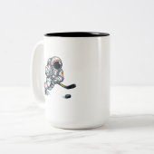 宇宙飛行士ホッケー ツートーンマグカップ (正面左)