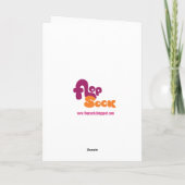 宇宙飛行士ホリデーカード シーズンカード (裏面)