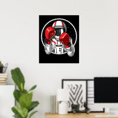 宇宙飛行士ボクシング ポスター (ホームオフィス)