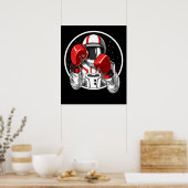 宇宙飛行士ボクシング ポスター (キッチン)