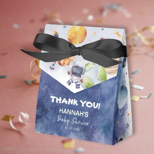 宇宙飛行士ボーイベビーシャワーパーティー フェイバーボックス