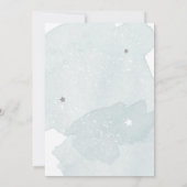 宇宙飛行士ボーイベビーシャワー招待状 招待状 (裏面)