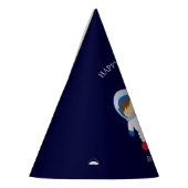 宇宙飛行士ボーイ子供の誕生日 パーティーハット (左)