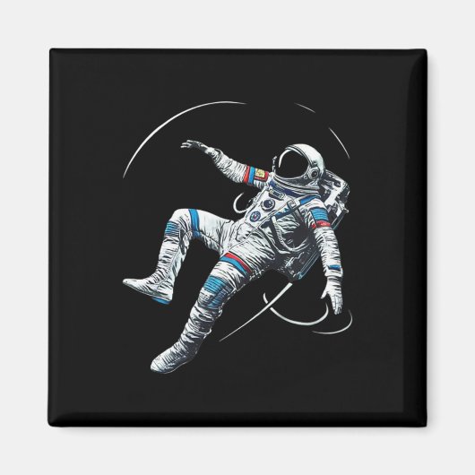 宇宙飛行士ムエタイキックボクシング空手マーティ マグネット (正面)