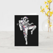 宇宙飛行士ムエタイボクシング空手キックボクシングマーティ カード (黄色い花)