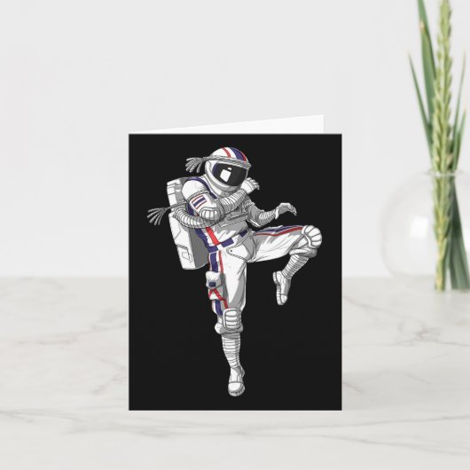 宇宙飛行士ムエタイボクシング空手キックボクシングマーティ カード (正面)