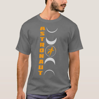 宇宙飛行士ムーンフェイズプレミアムTシャツ Tシャツ