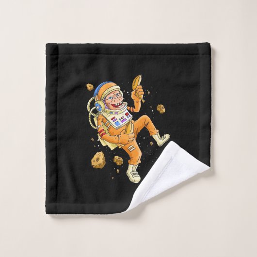 宇宙飛行士モンキー宇宙 ウォッシュタオル (ウォッシュタオル)
