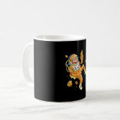 宇宙飛行士モンキー宇宙 コーヒーマグカップ (正面左)