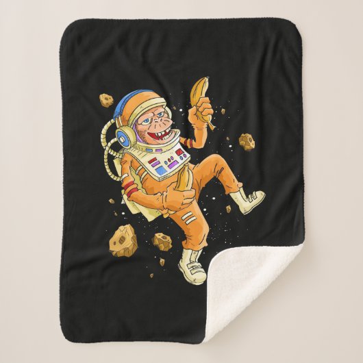 宇宙飛行士モンキー宇宙 シェルパブランケット (正面)