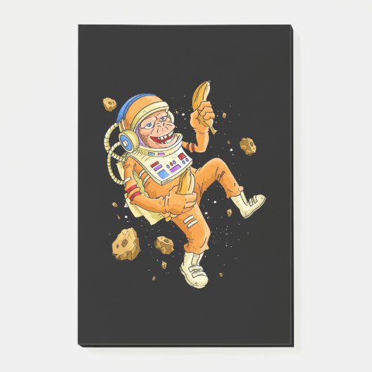宇宙飛行士モンキー宇宙 ポストイット (正面)