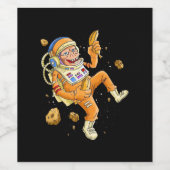 宇宙飛行士モンキー宇宙 ワインラベル (シングルラベル)