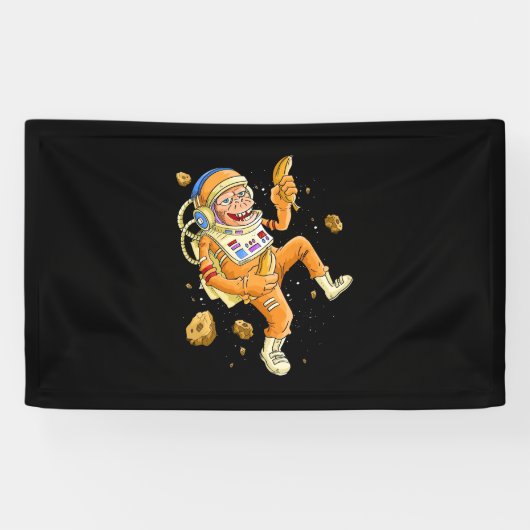 宇宙飛行士モンキー宇宙 横断幕 (横)