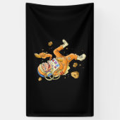 宇宙飛行士モンキー宇宙 横断幕 (縦)
