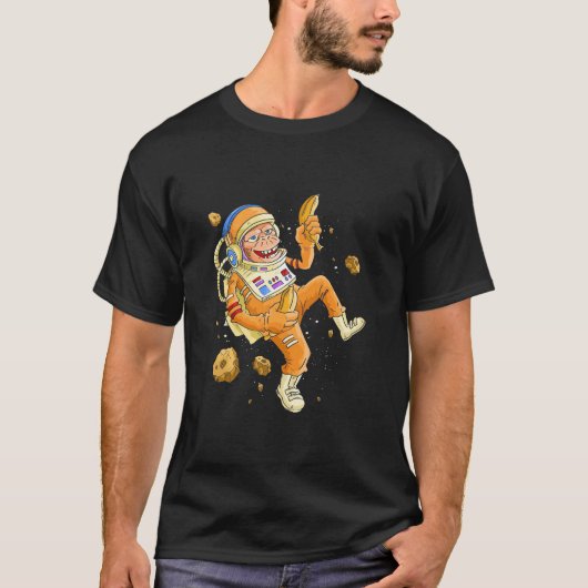 宇宙飛行士モンキー宇宙 Tシャツ (正面)