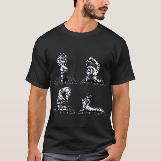 宇宙飛行士ヨガ Tシャツ (正面)