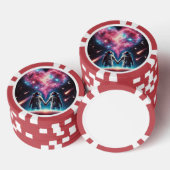 宇宙飛行士ラブトランプのポーカーチップ ポーカーチップ (積み重ね)