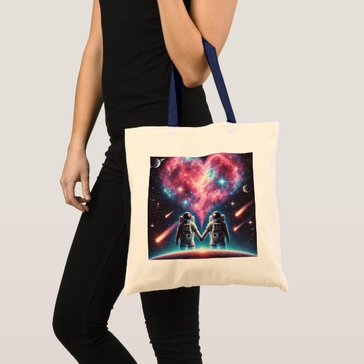 宇宙飛行士ラブトートバッグ トートバッグ (正面(商品))