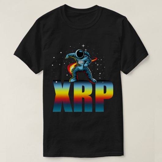 宇宙飛行士リップルXRP CryptoCurrency宇宙飛行士Min Tシャツ (デザイン正面)