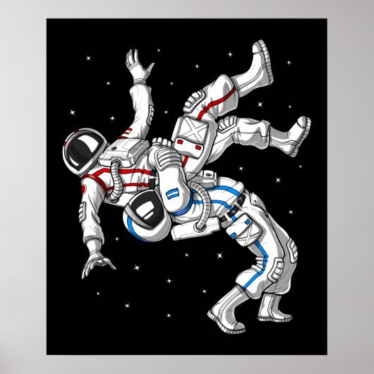 宇宙飛行士レスリング ポスター (正面)