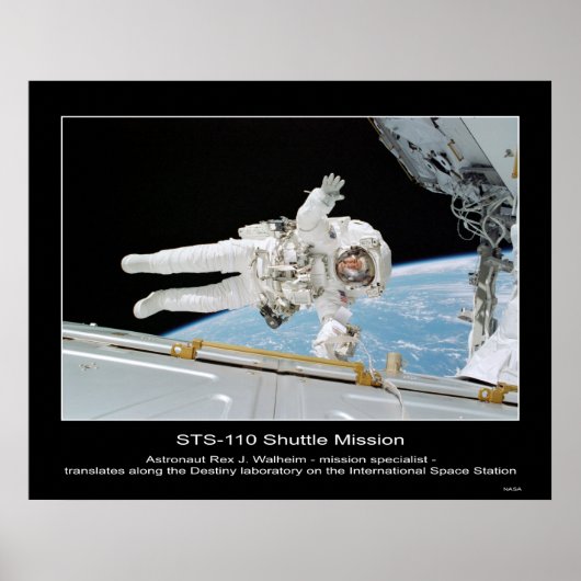 宇宙飛行士レックスJ.ウォルハイム横国際的スパ ポスター (正面)