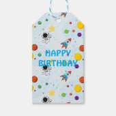 宇宙飛行士ロケットギフトラベル ギフトタグ (正面)