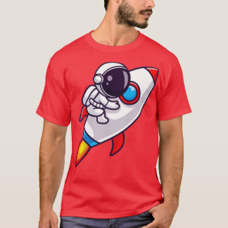 宇宙飛行士ロケットマンガ1 Tシャツ