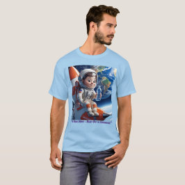 宇宙飛行士ロケット宇宙アドベンチャーグラフィックTシャツ Tシャツ