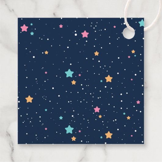 宇宙飛行士ロケット宇宙空間1回目の誕生日 フェイバータグ (裏面)