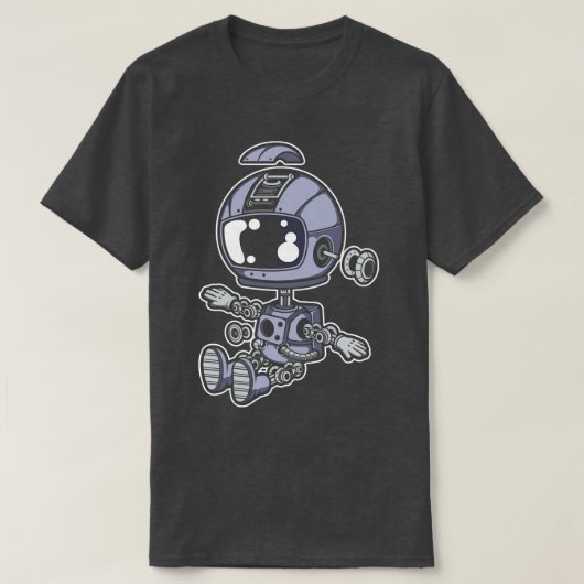宇宙飛行士ロボット Tシャツ (デザイン正面)