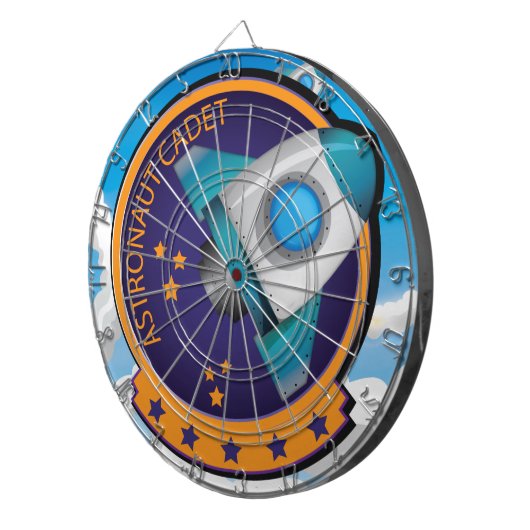宇宙飛行士候補バッジ ダーツボード (正面右)