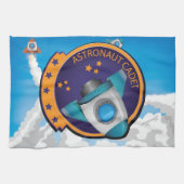 宇宙飛行士候補生バッジ キッチンタオル (横)
