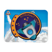 宇宙飛行士候補生バッジ マグネット (横)