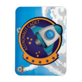 宇宙飛行士候補生バッジ マグネット (縦)