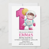 宇宙飛行士初のまわりに日旅行 招待状 (正面)