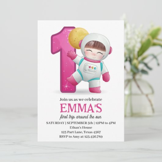 宇宙飛行士初のまわりに日旅行 招待状 (スタンド正面)