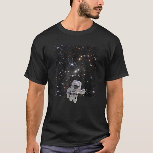 宇宙飛行士初深いフィールドイメージWeb宇宙Telesc Tシャツ (正面)