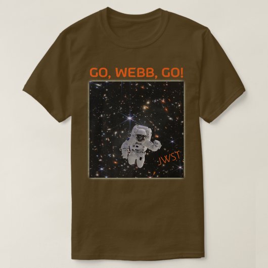 宇宙飛行士初深いフィールドイメージWeb宇宙Telesc Tシャツ (デザイン正面)