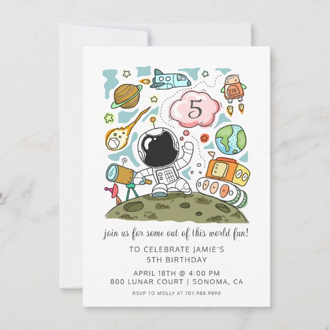 宇宙飛行士初誕生日 (正面)