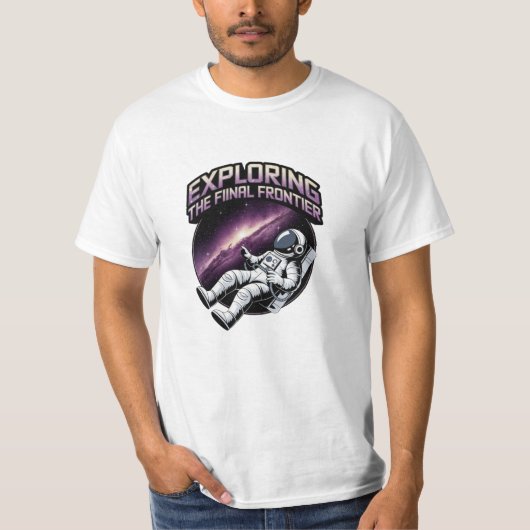 宇宙飛行士向け宇宙アート Tシャツ (正面)