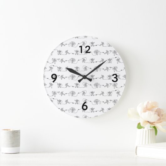 宇宙飛行士大時計 ラージ壁時計 (ホーム)