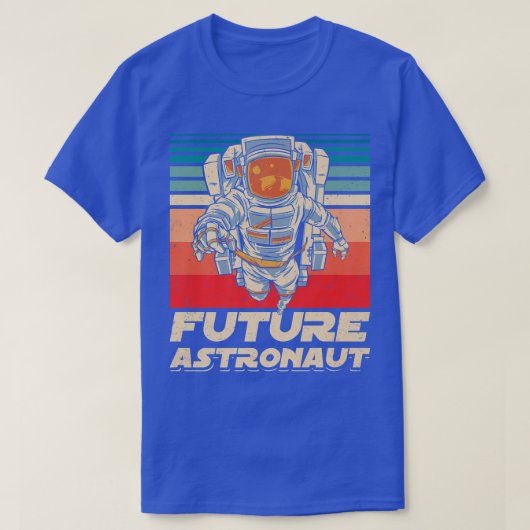 宇宙飛行士天文学宇宙惑星ロケット Tシャツ (デザイン正面)