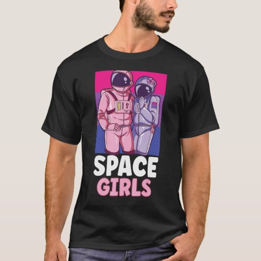 宇宙飛行士太陽の天文学システム宇宙キッズ Tシャツ (正面)